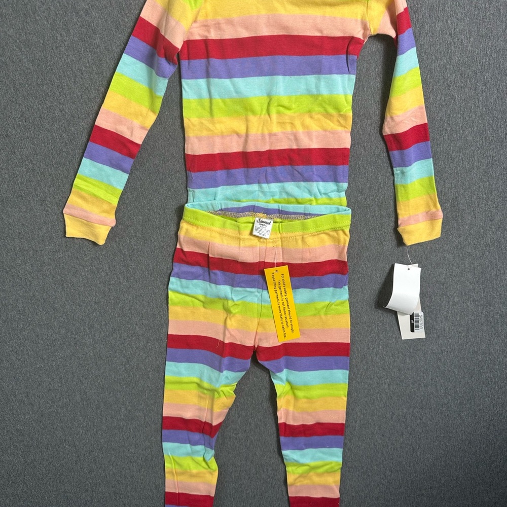 Colorful Striped Kids Matching Set